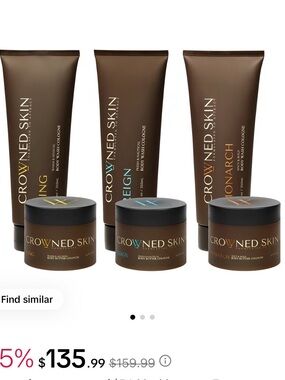 Crowned Skin Men’s Grooming Moisturizer Set - Brown
